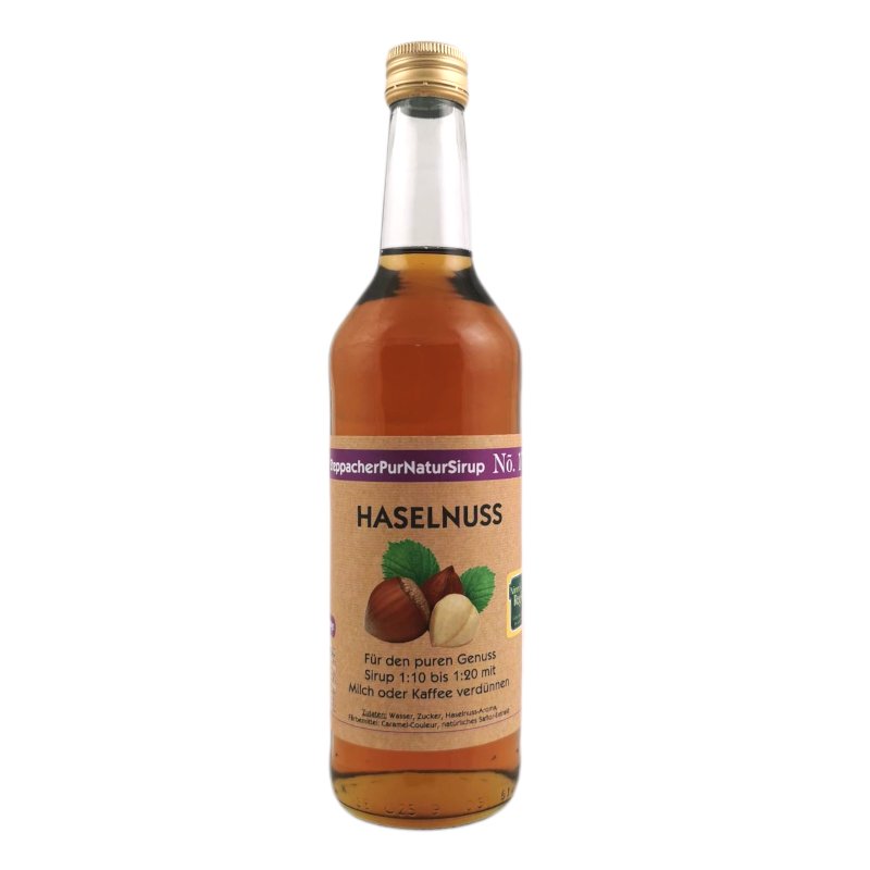 Haselnuss-Sirup - PurNatur Kaffeesirup